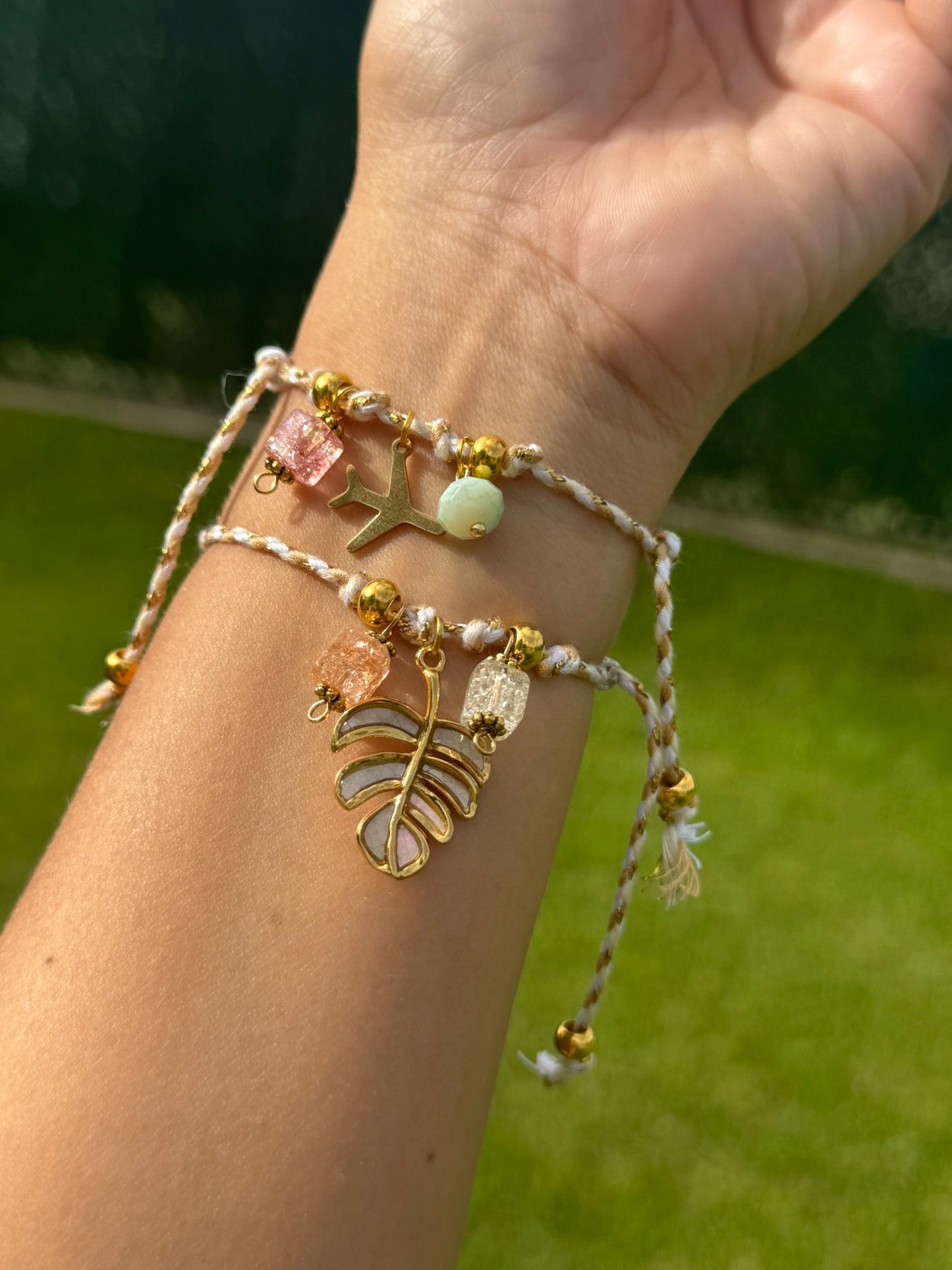 ID:0009_B | Colección de Brazalete de hilos Verano