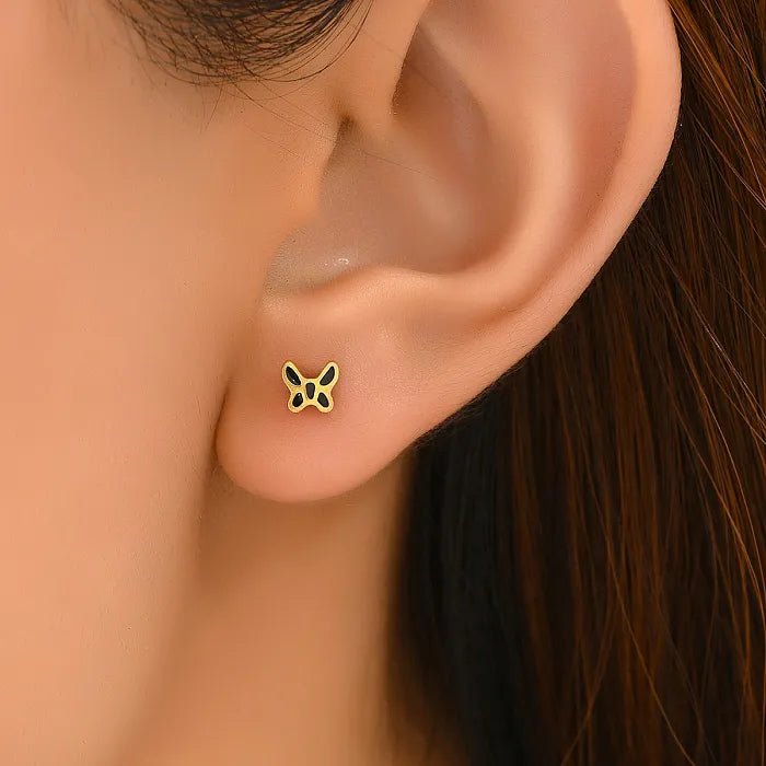 Aretes de mariposa negras