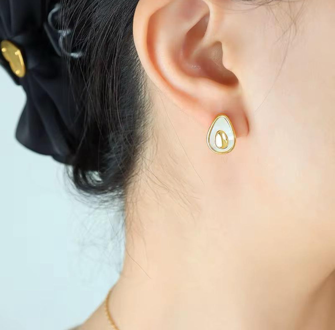 ID:0024_S | Set Avocado (Aretes + Colgante)