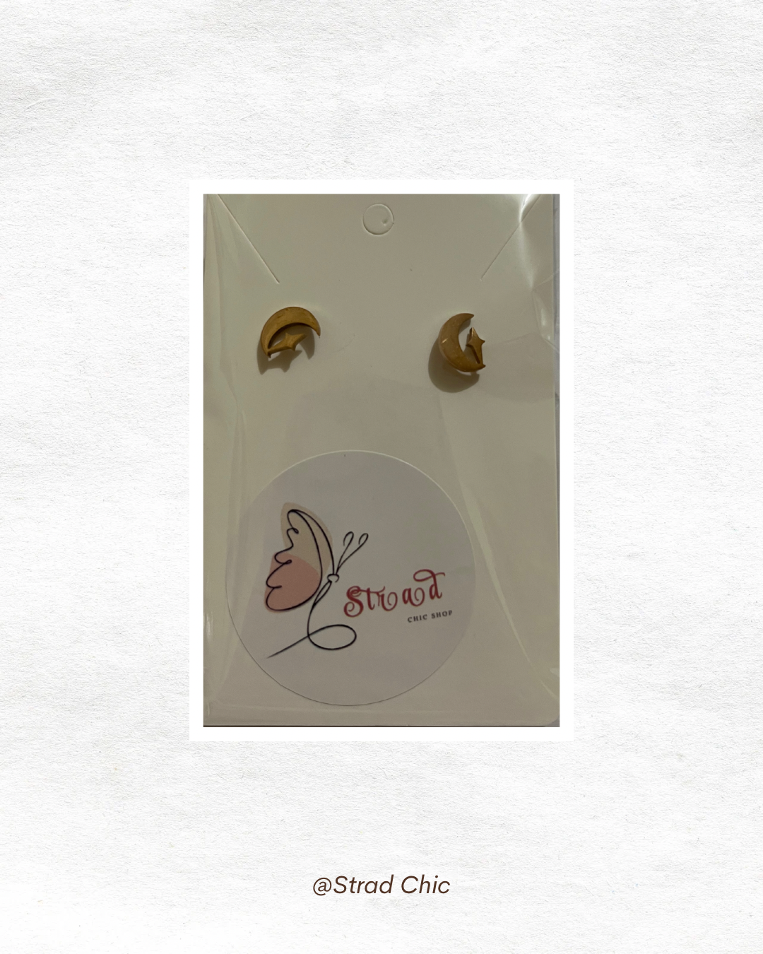 Aretes delicados Luna