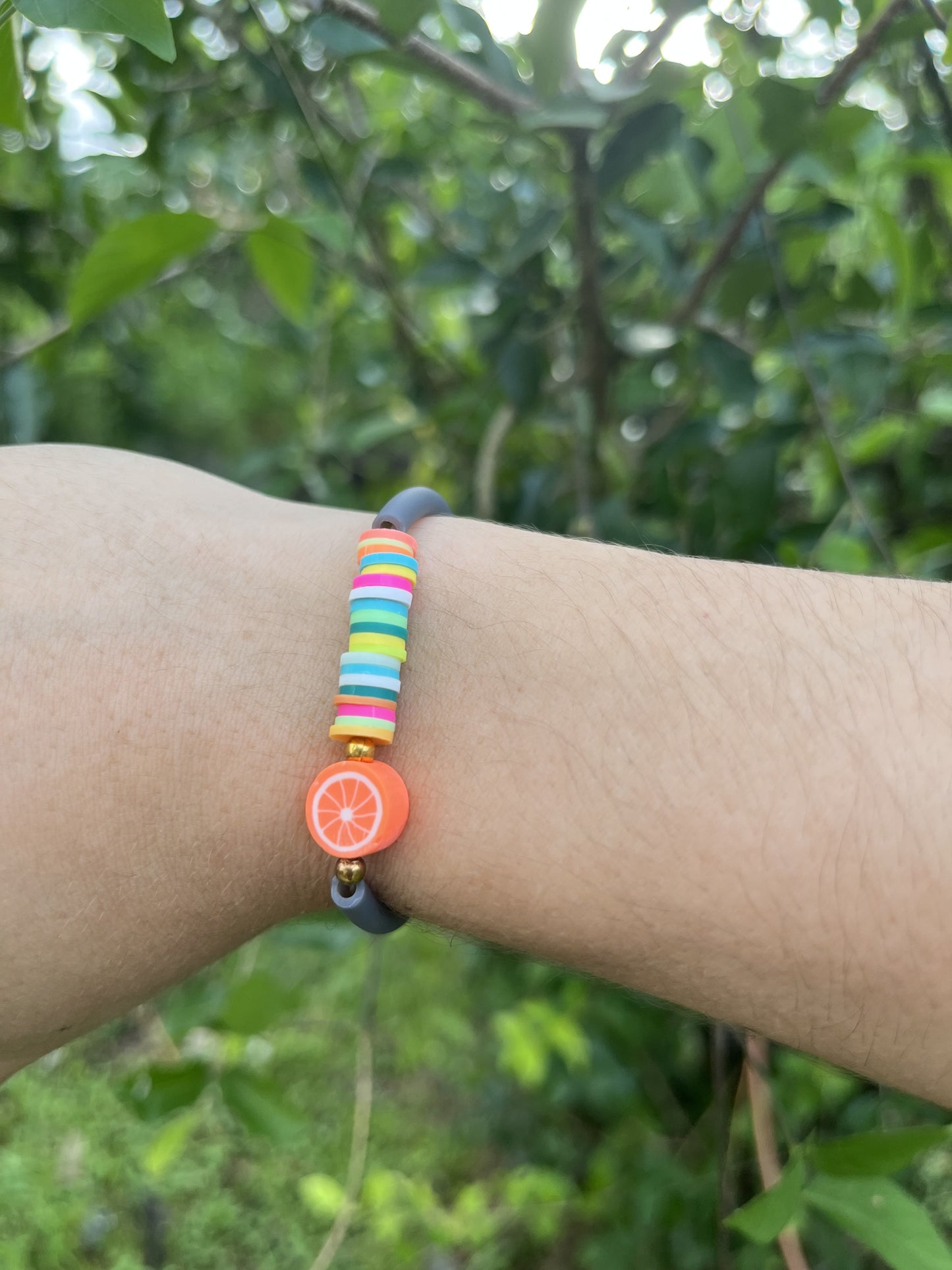 Pulseras Primaveras (Gris Frutal)