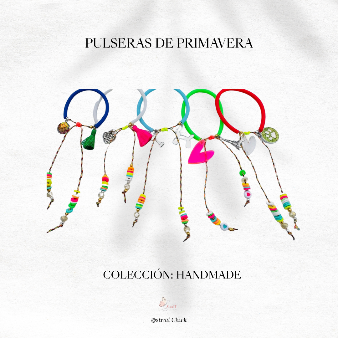 Pulseras Primaveras (Verde Arcoíris)