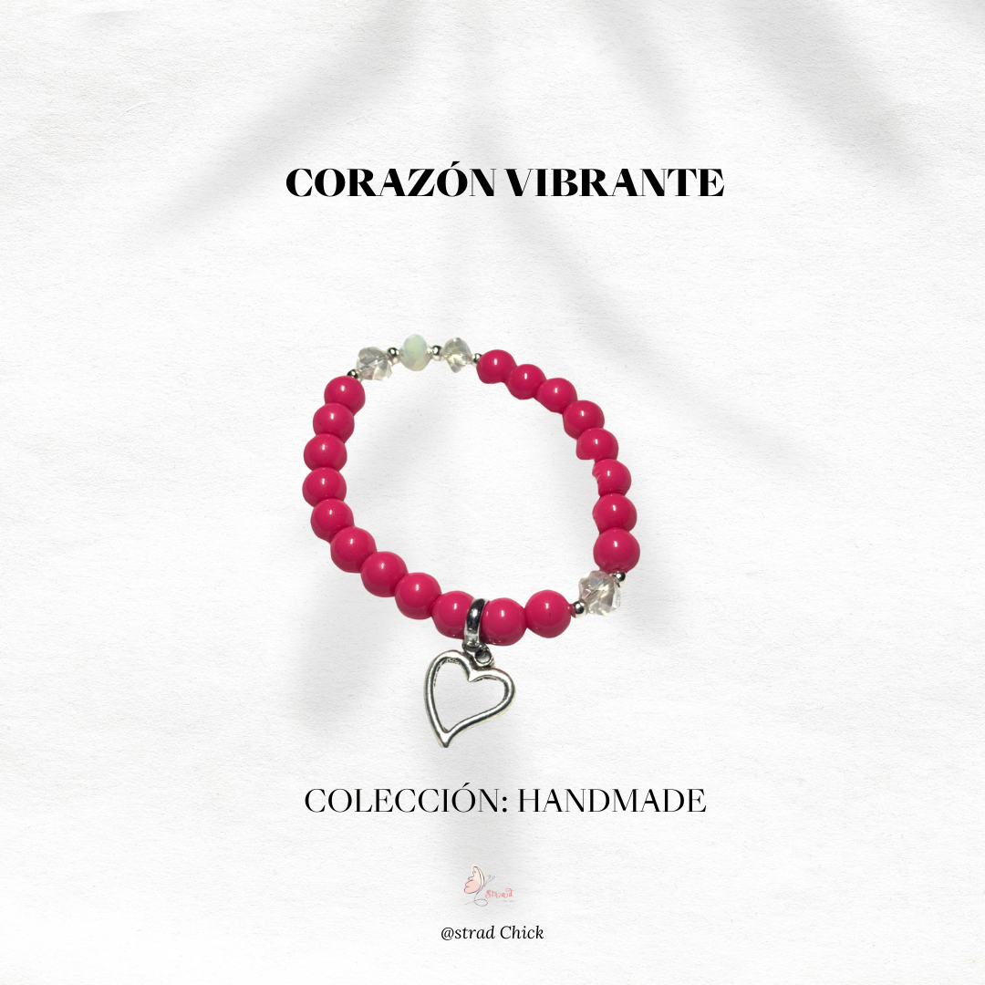Pulsera Corazón Vibrante