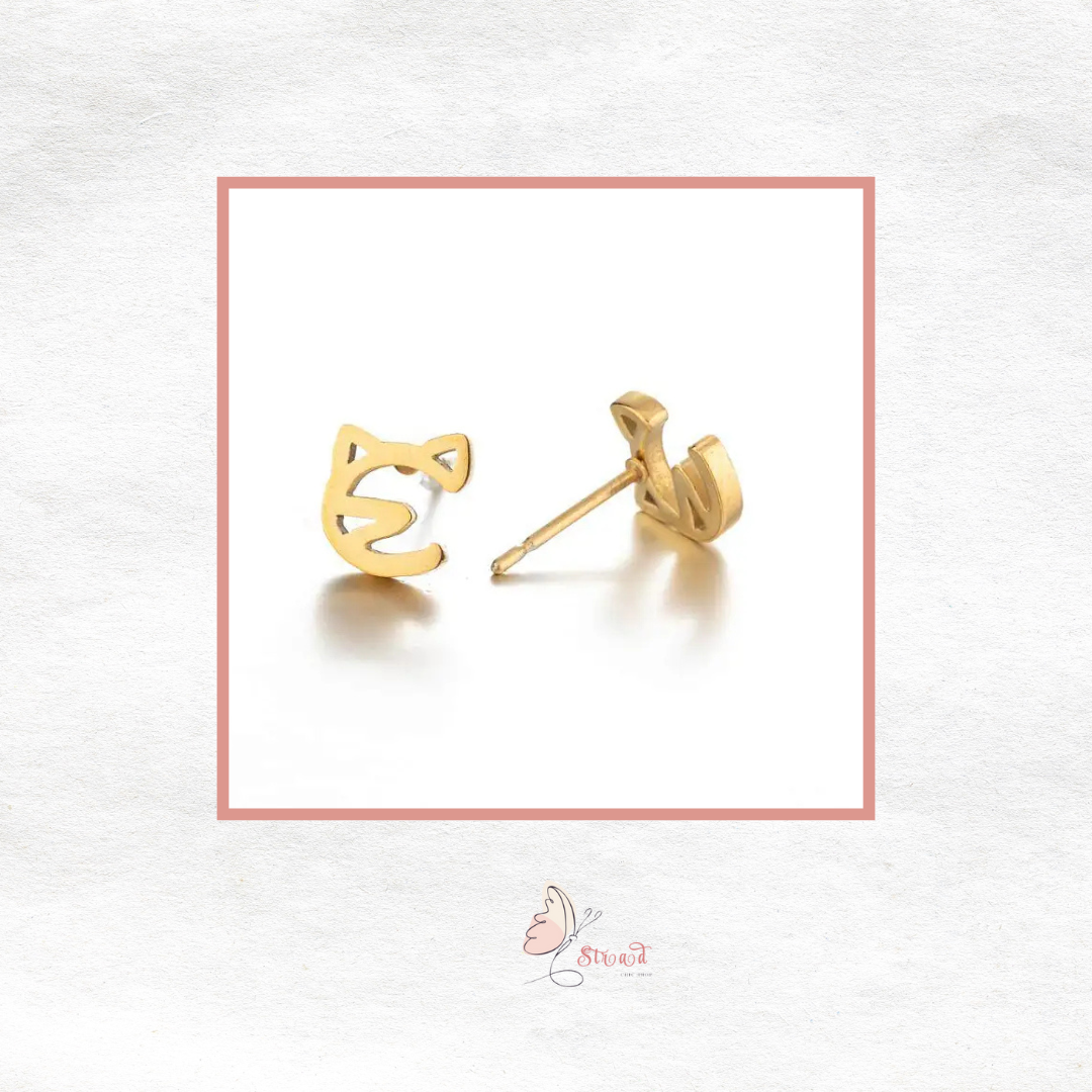ID:0017_A | Aretes de Gatitos pequeñas