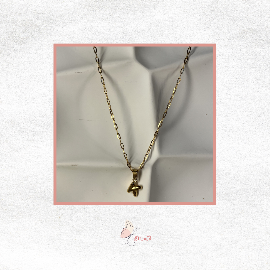 ID:0030_C | Colgantes de cadena de letras