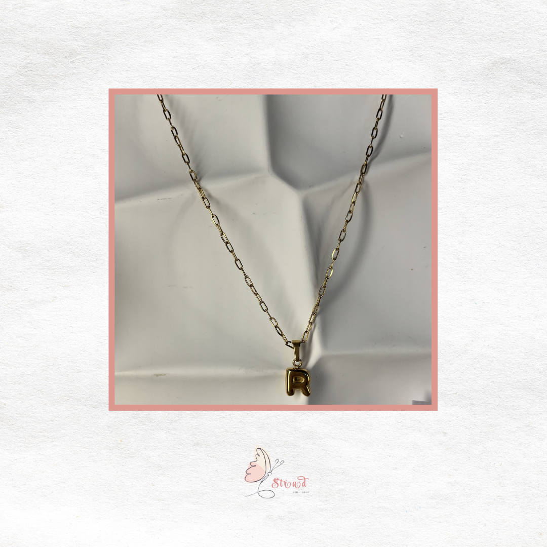 ID:0030_C | Colgantes de cadena de letras