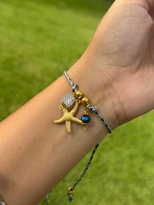 ID:0009_B | Colección de Brazalete de hilos Verano