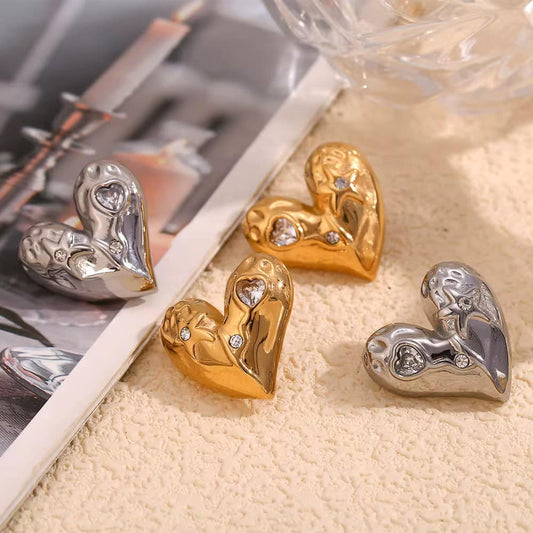 Aretes de Corazones / Heart Earrings