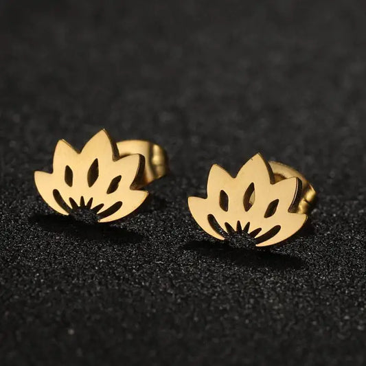 ID:0018_A | Aretes delicados dorados