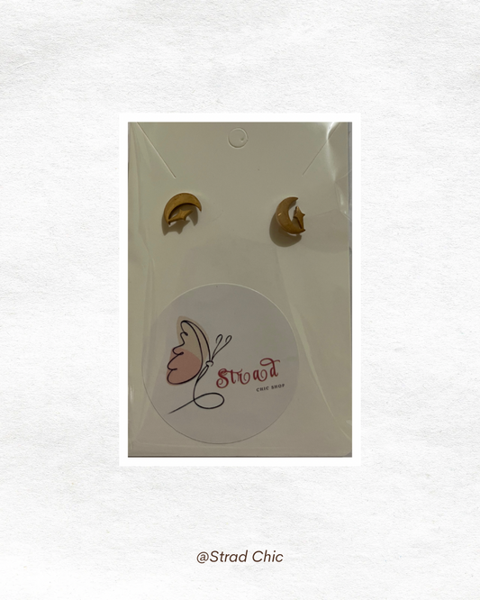Aretes delicados Luna