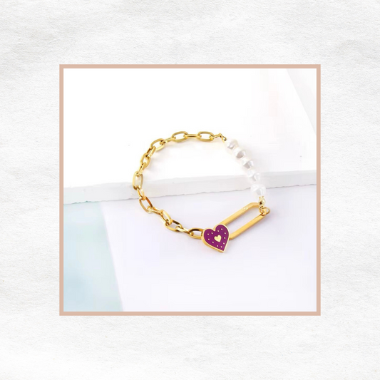 ID:0010_B| Brazalete de corazón
