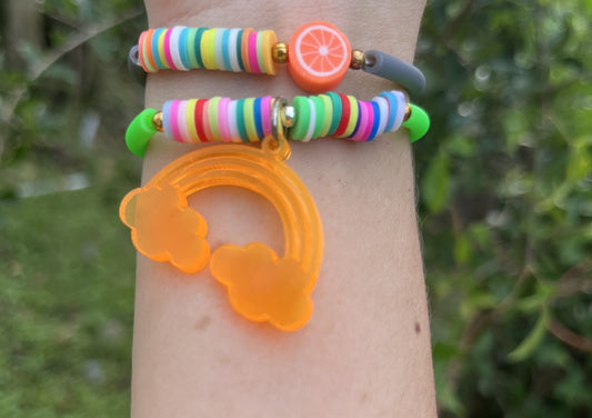 Pulseras Primaveras (Gris Frutal)