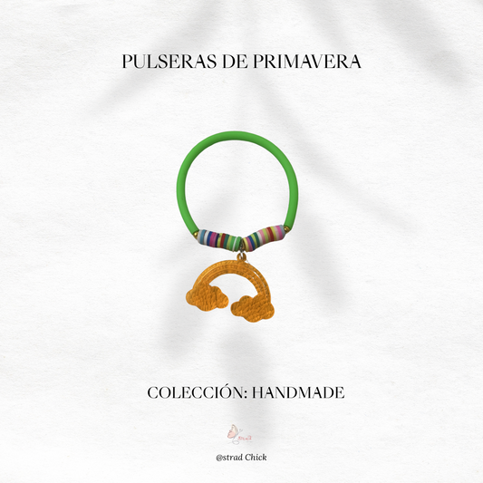 Pulseras Primaveras (Verde Arcoíris)