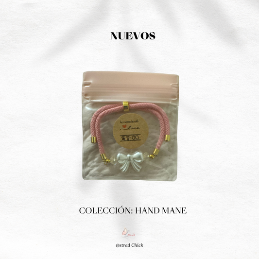 Brazalete de lazo / Rosado