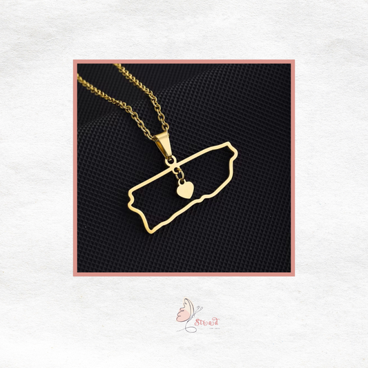 ID:0025_C | Colgante PR. con corazón colgando
