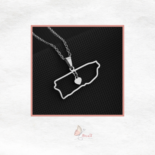 ID:0025_C | Colgante PR. con corazón colgando