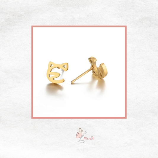ID:0017_A | Aretes de Gatitos pequeñas