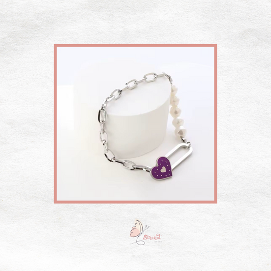 ID:0010_B| Brazalete de corazón