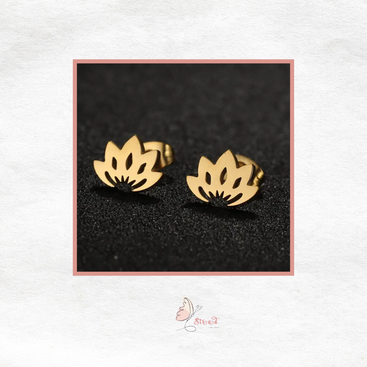ID:0018_A | Aretes delicados dorados