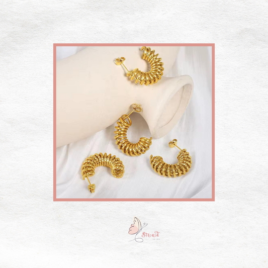 ID:0001_A | Aretes dorados